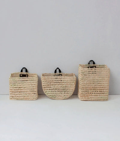 Mini Wall Baskets, Set of Three - Hauslife