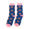 Miss Sparrow Bamboo Socks - Animals and Nature - Hauslife