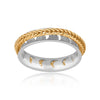 Moon Pattern Spinning Ring - Hauslife