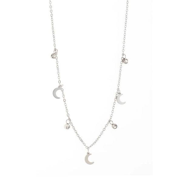 Moons & Zirconia Necklace - Hauslife