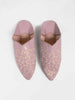 Moroccan Decorative Babouche Slippers, Vintage Pink - Hauslife