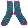 Mr Heron Bamboo Socks - Animals - Hauslife