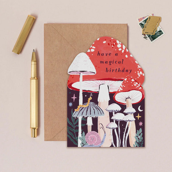 Mushroom Birthday Card - Hauslife