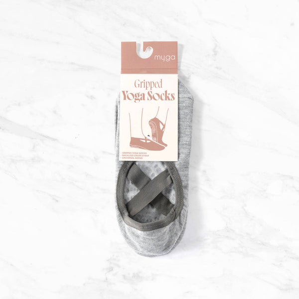 Myga Gripped Yoga Socks Black - Hauslife