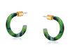 Natalia Petite Resin Hoop Earrings - Hauslife