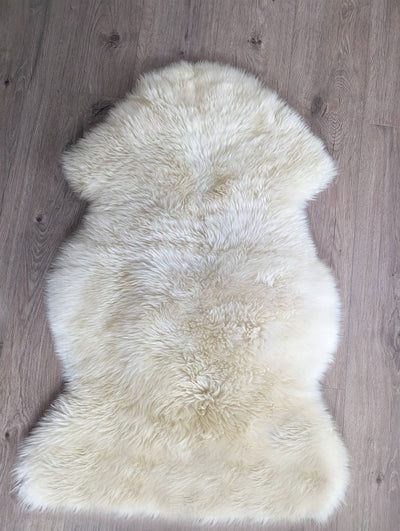 Natural Single British Sheepskin Rugs - Hauslife