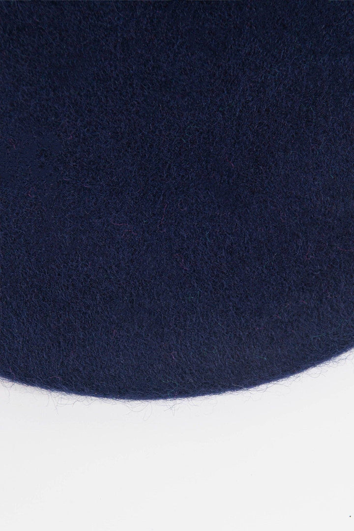 Navy Blue Plain Beret - Hauslife