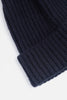 Navy Blue Pom Pom Beanie Hat - Hauslife