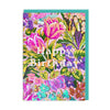 Neon Floral Birthday Card - Hauslife