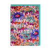 Neon Floral Coral Jungle Greeting Card - Hauslife