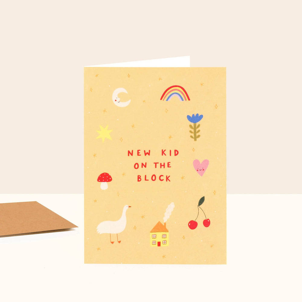 New Kid On The Block Baby Card - Hauslife