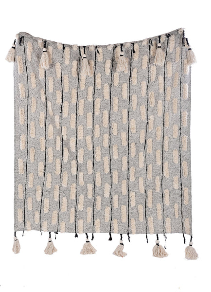 Nia Tassel Throw Blanket - Hauslife