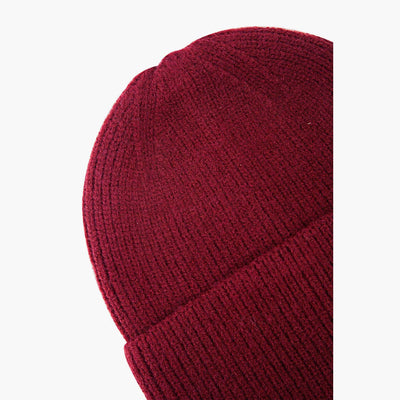 Noelle Berry Ribbed Beanie Hat - Hauslife