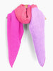 Nora Heavyweight Scarf - Pink/Lilac, Colour Block - Hauslife