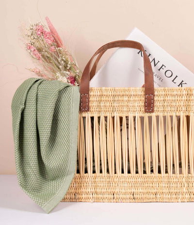 Open Weave Basket Bag - Hauslife
