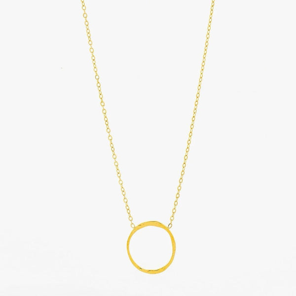Organic ‘O’ Gold Necklace - Hauslife