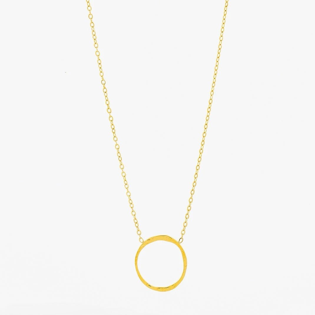 Organic ‘O’ Gold Necklace - Hauslife