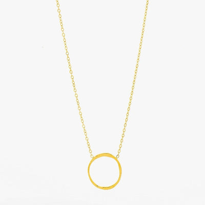 Organic ‘O’ Gold Necklace - Hauslife