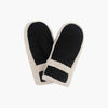 Orla Black Borg Trim Mittens - Hauslife
