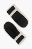 Orla Black Borg Trim Mittens - Hauslife