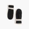 Orla Black Borg Trim Mittens - Hauslife