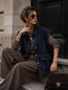 Oversized sleeveless denim jacket – raw denim - Hauslife