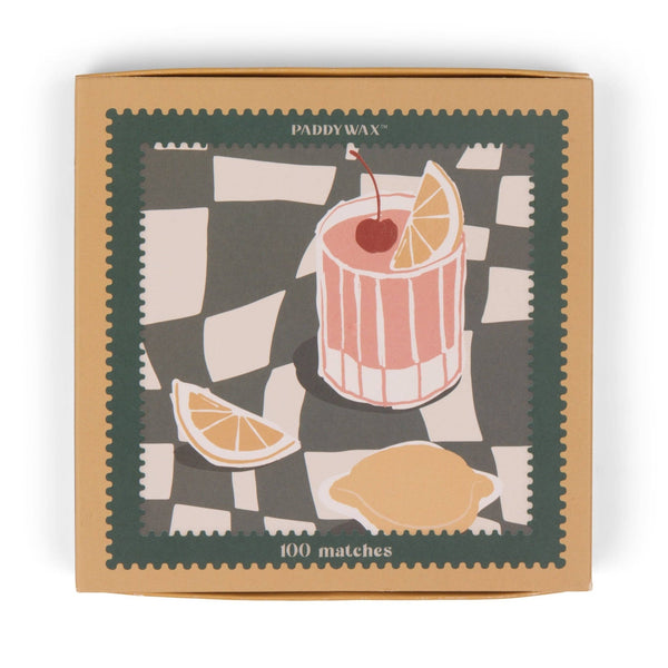 Paddywax Jumbo Boxed Matches - Cocktail - Hauslife