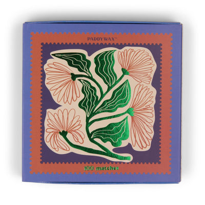 Paddywax Jumbo Boxed Matches - Floral - Hauslife