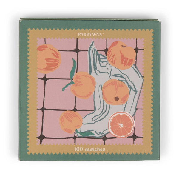 Paddywax Jumbo Boxed Matches - Oranges - Hauslife