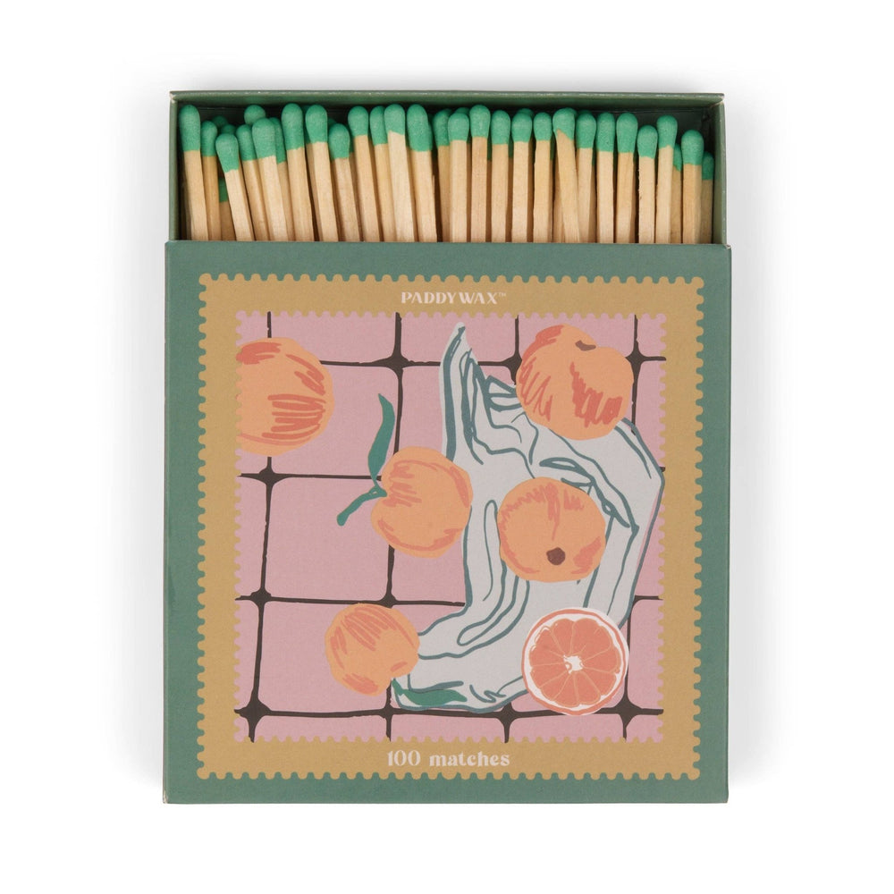 Paddywax Jumbo Boxed Matches - Oranges - Hauslife