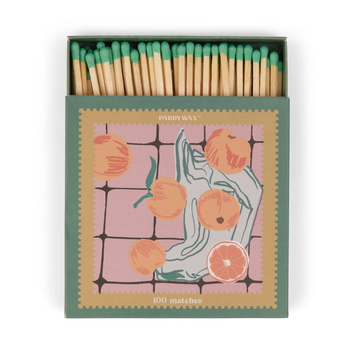 Paddywax Jumbo Boxed Matches - Oranges - Hauslife