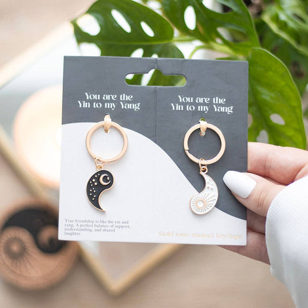 Pair of Yin Yang Best Friend Keyrings - Hauslife