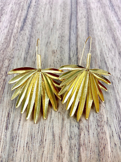 Palm Leaf Earrings - Hauslife