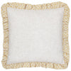 Panni Block Textured Ruffle Cushion - Hauslife