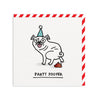Party Pooper Square Greeting Card - Hauslife