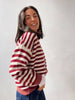 Pia Burgundy and Beige Sweater - Hauslife