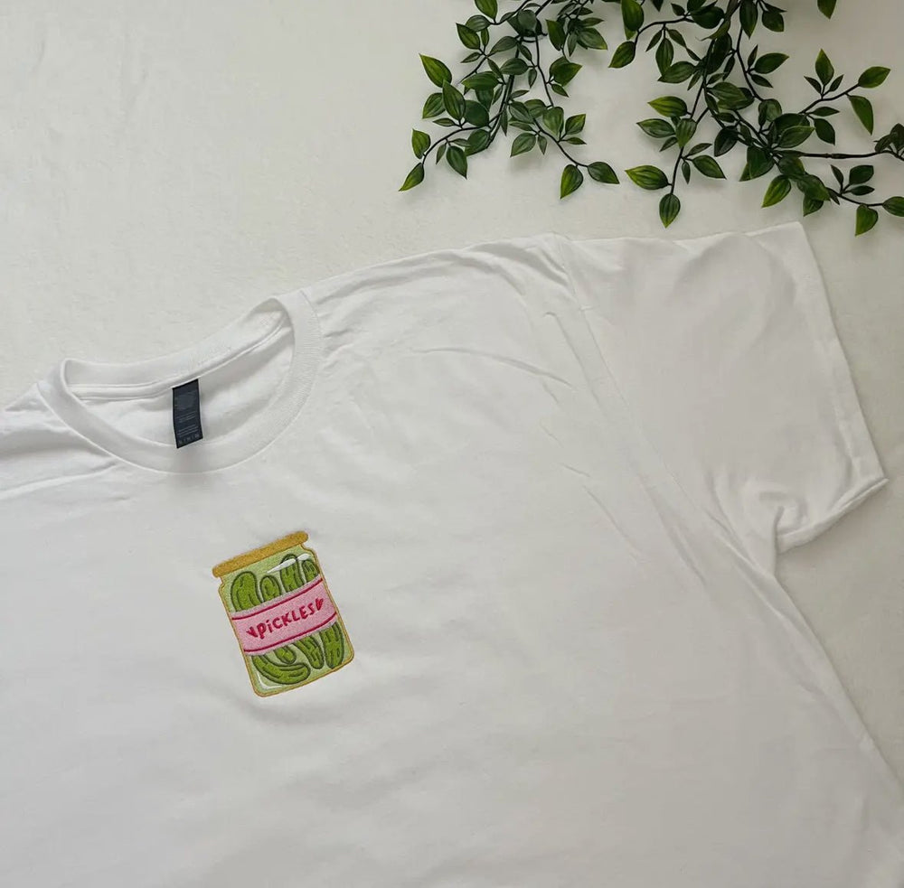 Pickle Jar Embroidered T-shirt - Hauslife