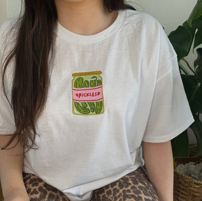 Pickle Jar Embroidered T-shirt - Hauslife