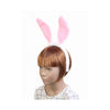 Pink And White Fur Fabric Bunny Ears Aliceband - Hauslife
