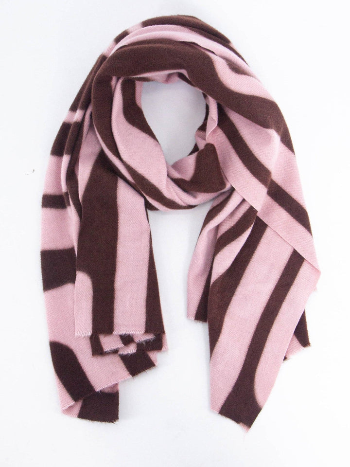 Pink &amp; Burgundy Scarf - Hauslife