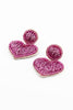 Pink Heart Earrings - Hauslife