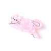 Pink Leaping Cat Claw Clip - Hauslife