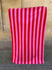 Pink Stripe Handblock Tablecloth - Hauslife