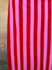 Pink Stripe Handblock Tablecloth - Hauslife