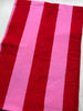 Pink Stripe Handblock Tablecloth - Hauslife