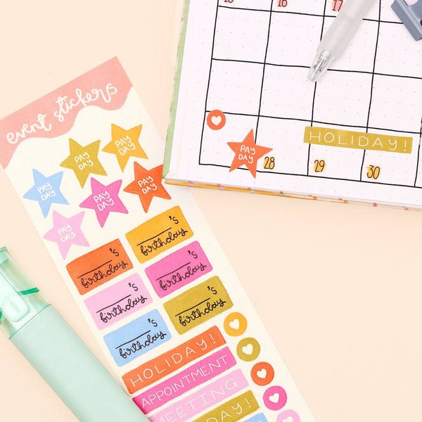 Planner Stickers - Events - Hauslife