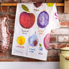 Plums Cotton Tea Towel - Hauslife
