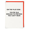 Plus Side Greeting Card - Hauslife