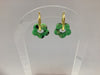 Polly Small Disc and Resin Floral Earrings - Hauslife