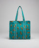 Quilted Cotton Tote Bag – Teal Tigers - Hauslife